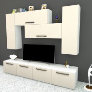 Living Armonia V4 MDF Vanilie - cu manere Living Armonia V4 MDF Vanilie - cu manere